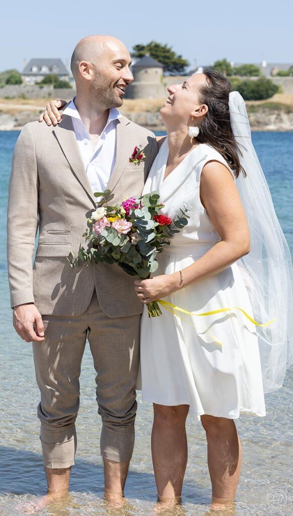 Mariage en bord de mer
